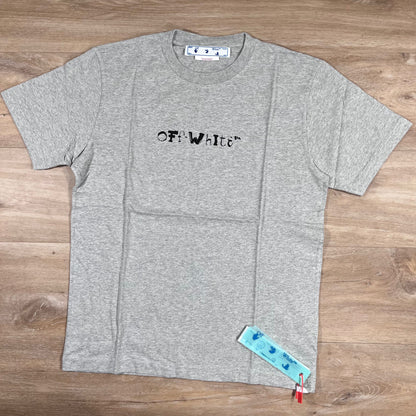 Off-White Faces T-Shirt in Grey