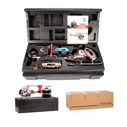 JCZK 300C PRO 2.4G 12CH Flybarless RC Helicopter Model with H1 Smart Flight Control and GPS Positioning (RTF Version)