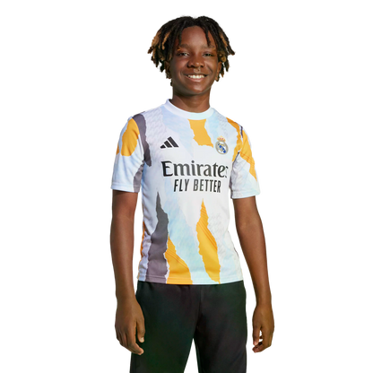 Adidas Real Madrid Youth Pre-Match Jersey