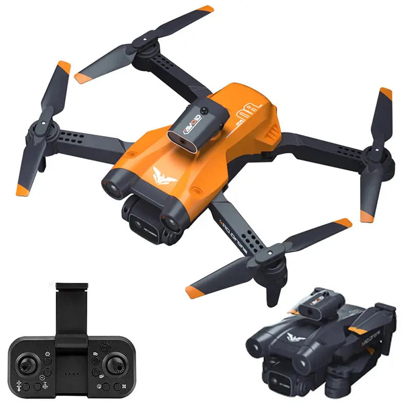 JJRC H106 RC Drone 4-Side Obstacle Avoidance WiFi FPV 8K Dual HD Camera GPS Altitude Hold Foldable Quadcopter RTF