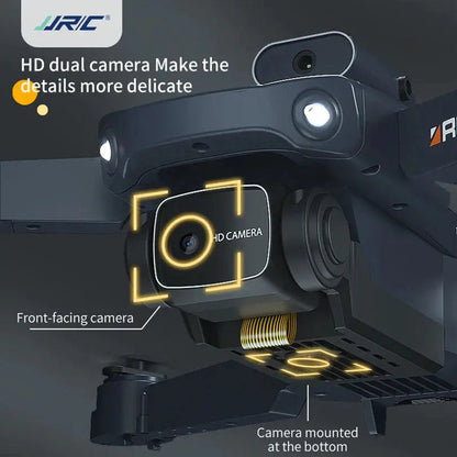 JJRC H106 RC Drone 4-Side Obstacle Avoidance WiFi FPV 8K Dual HD Camera GPS Altitude Hold Foldable Quadcopter RTF