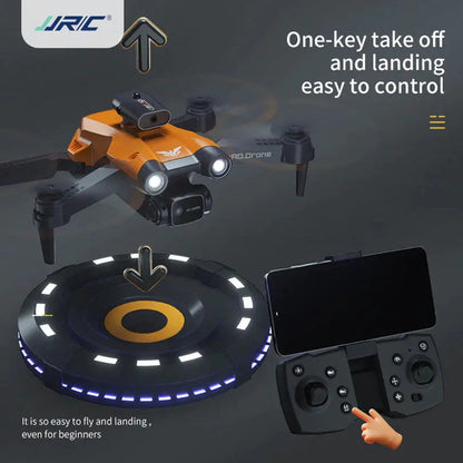 JJRC H106 RC Drone 4-Side Obstacle Avoidance WiFi FPV 8K Dual HD Camera GPS Altitude Hold Foldable Quadcopter RTF