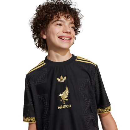 Adidas Mexico 2025 Gold Authentic Youth Jersey