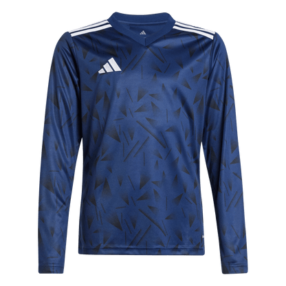 adidas Youth Team Icon 25 Long Sleeve Jersey - Navy Blue