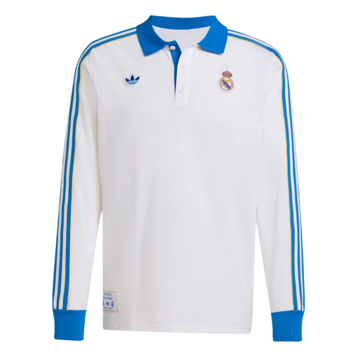 Adidas Real Madrid Real Icon Long Sleeve Polo Shirt