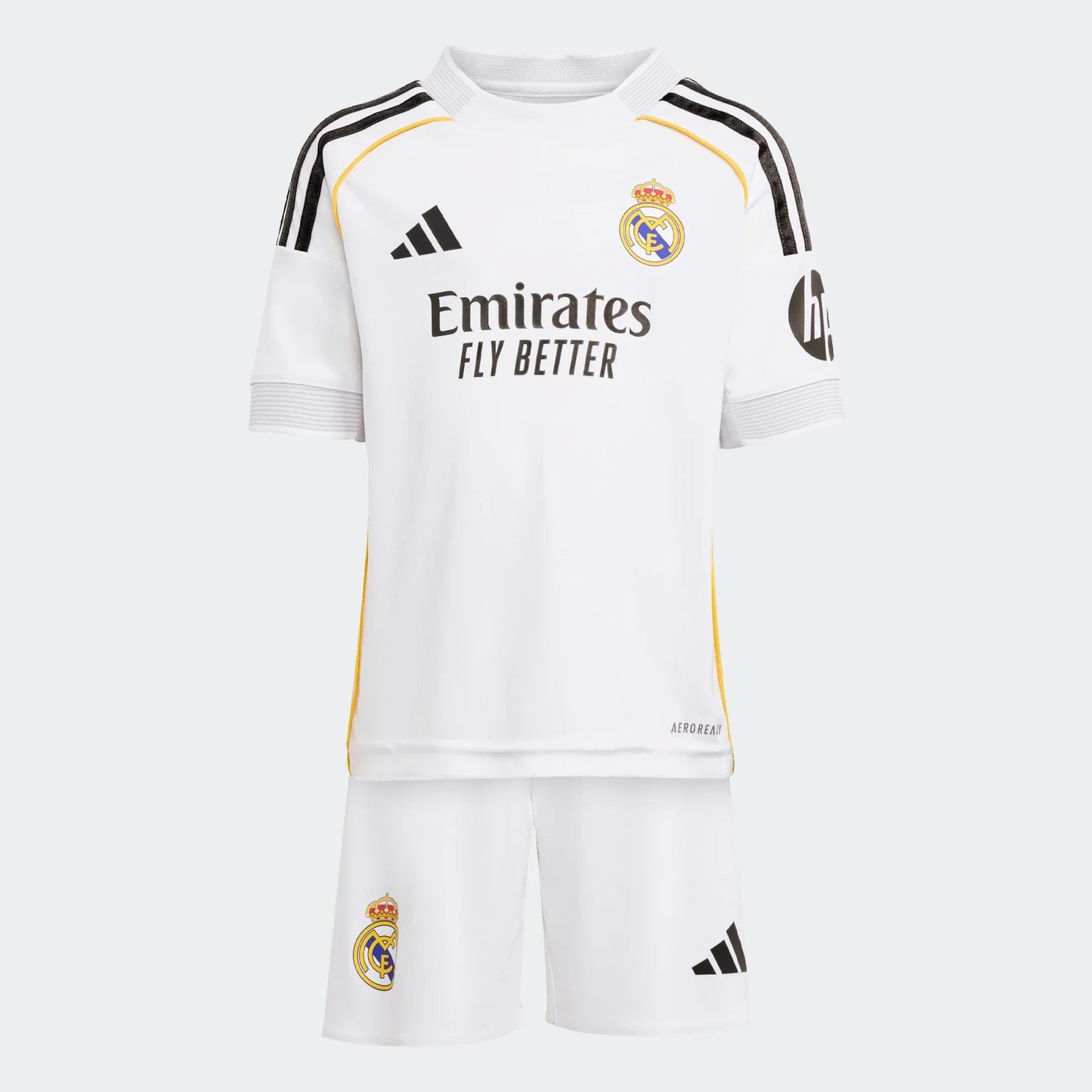 Adidas Youth Real Madrid Home Mini Kit 25/26