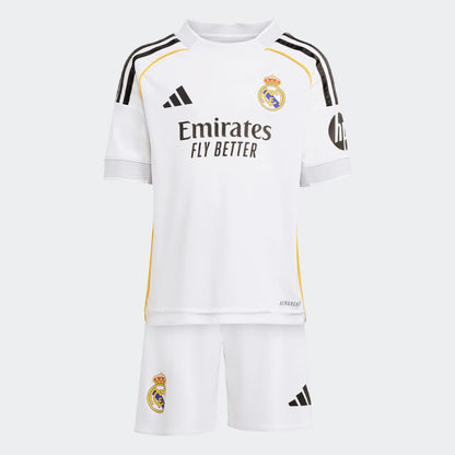 Adidas Youth Real Madrid Home Mini Kit 25/26
