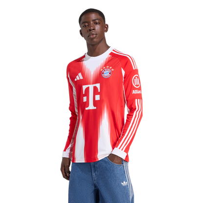 Adidas Bayern Munich 25/26 Long Sleeve Home Jersey