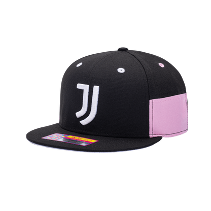 FI COLLECTION JUVENTUS TRUITT SNAPBACK HAT-BLACK/PINK