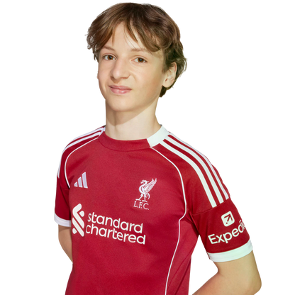 Adidas Liverpool 25/26 Youth Home Jersey