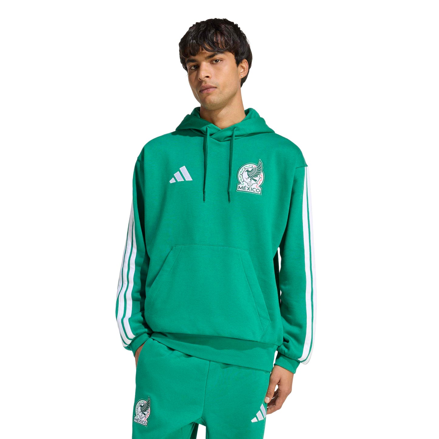 Adidas Mexico DNA Fleece Hoodie-Green