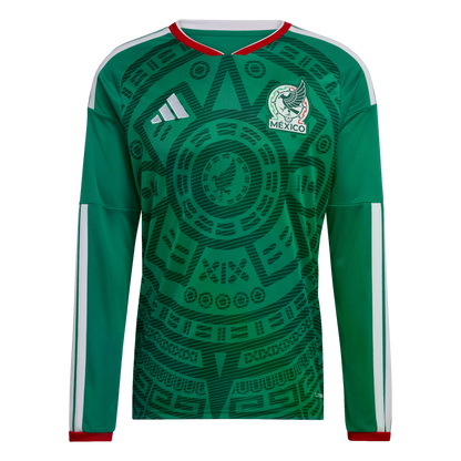 Adidas Mexico 2026 Long Sleeve Home Jersey