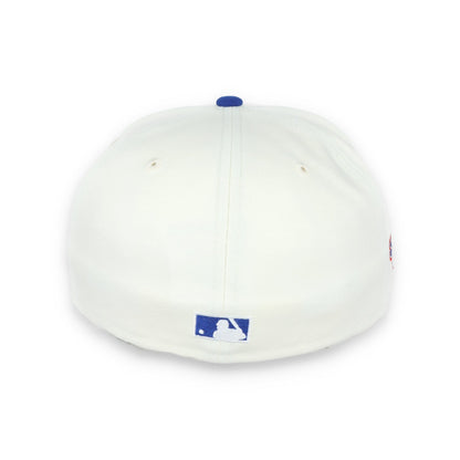 New Era Kansas City Royals 1985 World Series Patch 59FIFTY Fitted Ivory Hat