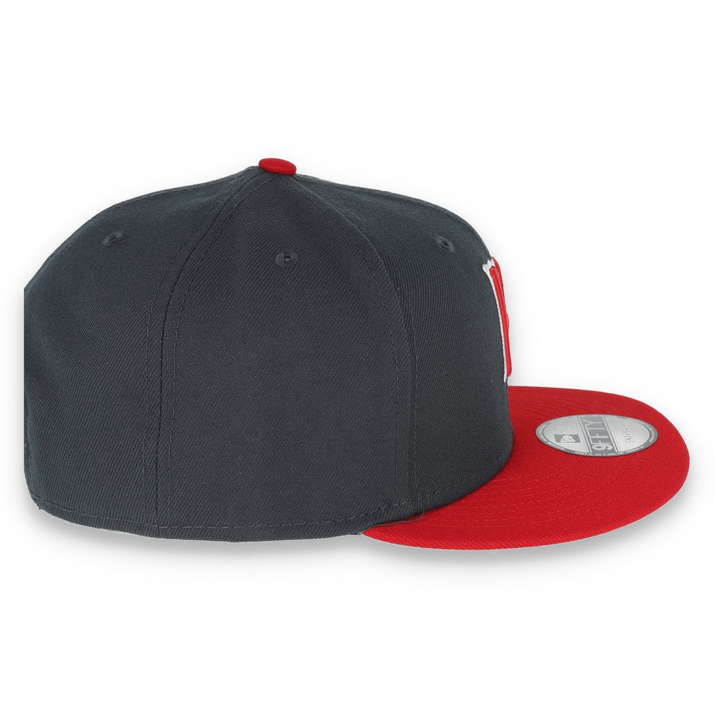 New Era Kansas Royals 2-Tone Color Pack 9Fifty Snapback Hat- Grey/Scarlet