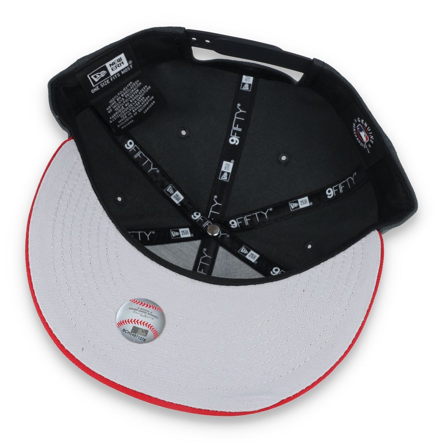 New Era Kansas Royals 2-Tone Color Pack 9Fifty Snapback Hat- Grey/Scarlet