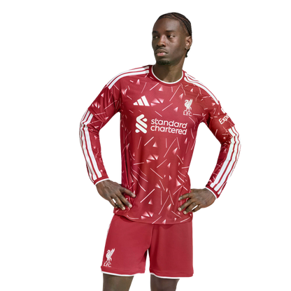Adidas Liverpool 26/27 Authentic Long Sleeve Home Jersey