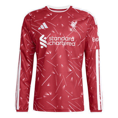 Adidas Men's Liverpool FC Long Sleeve Stadium Home Soccer Jersey 26/27