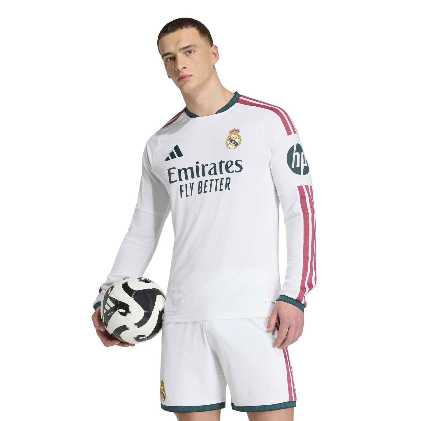 Adidas Real Madrid Home Authentic Jersey Long Sleeve  26/27