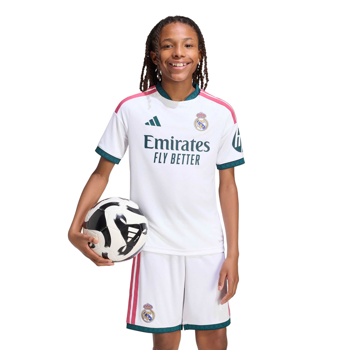 Adidas Youth Real Madrid Home Stadium Jersey 26/27