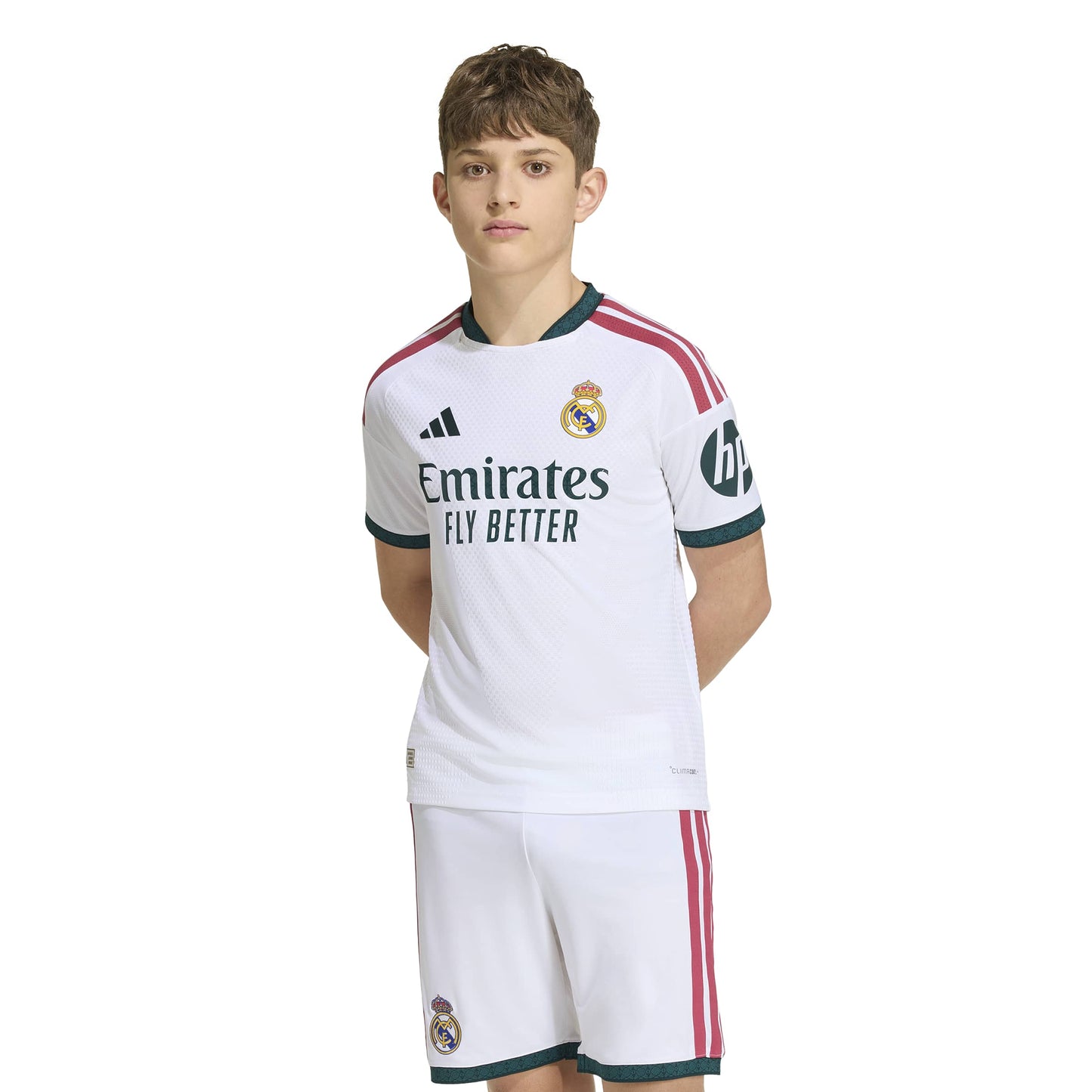 Adidas Youth Real Madrid Authentic Home Jersey 26/27