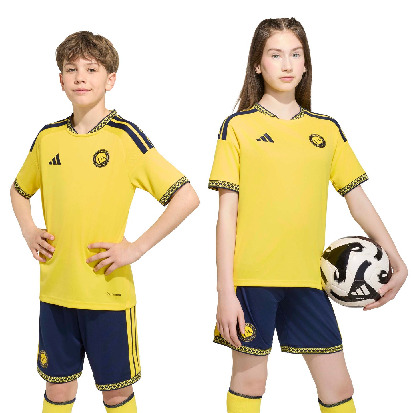 Adidas Youth Al Nassr FC Home Jersey 26/27