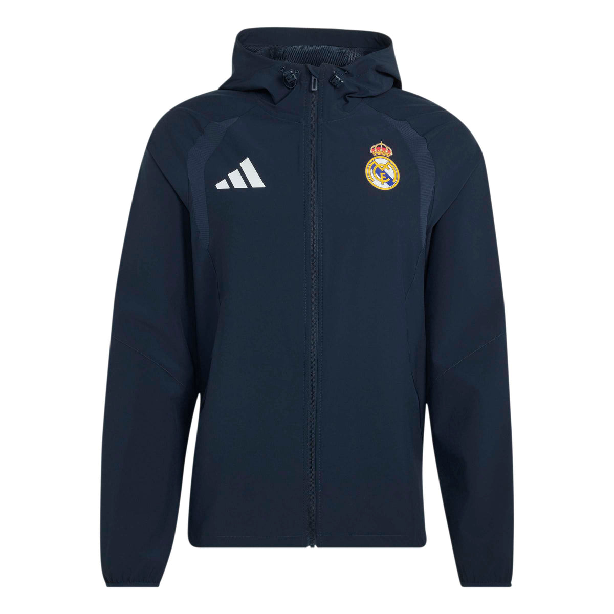 Adidas Real Madrid Tiro Travel Full Zip Windbreaker