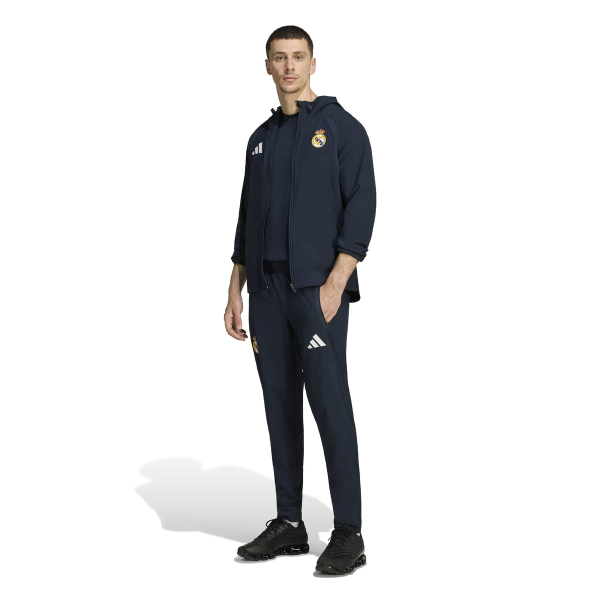 Adidas Real Madrid Tiro Travel Full Zip Windbreaker