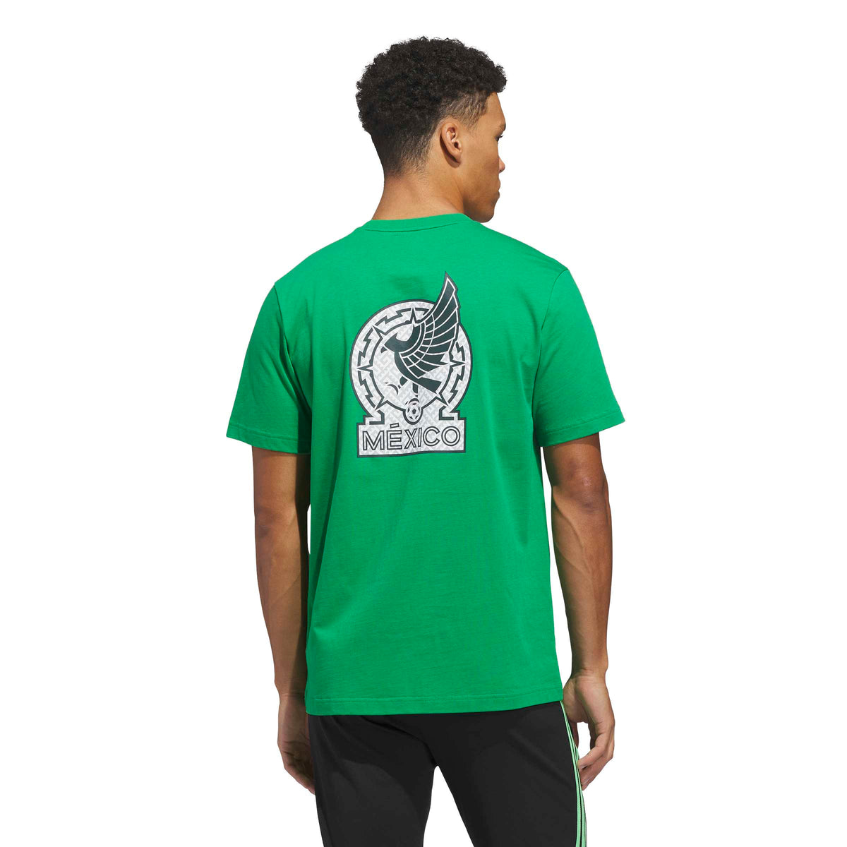 Adidas Men's Mexico World Cup Away Graphic T-Shirt-Green