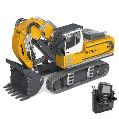 Huina Kabolite K970 200 Full Alloy Simulation Hydraulic Excavator RC Construction Truck Toy