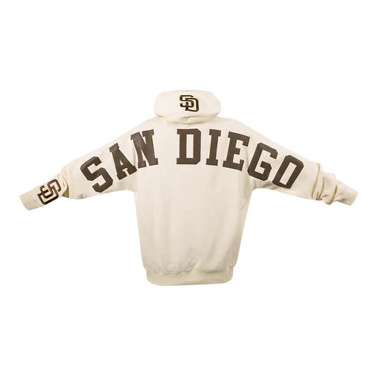PRO STANDARD MLB SAN DIEGO PADRES WINGSPAN MEN'S DROP SHOULDER FLC PO HOODIE