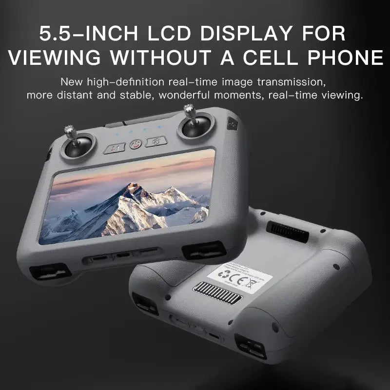 LYZRC XiL019 GPS Drone 4K HD Camera Obstacle Avoidance LCD Screen Controller Brushless Foldable Quadcopter RTF