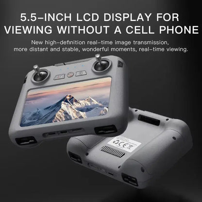 LYZRC XiL019 GPS Drone 4K HD Camera Obstacle Avoidance LCD Screen Controller Brushless Foldable Quadcopter RTF
