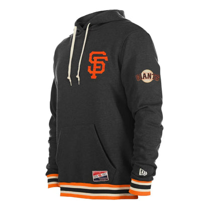 New Era Men's San Francisco Giants Throwback Pullover Hoodie - Dark Heather