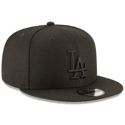 New Era Los Angeles Dodgers Basic 9Fifty Snapback Hat-Black/Black