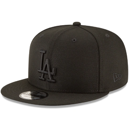 New Era Los Angeles Dodgers Basic 9Fifty Snapback Hat-Black/Black
