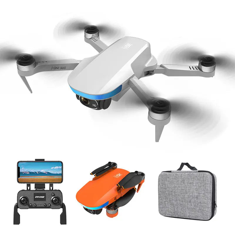 LSRC-S6S Mini Drone GPS 5G WiFi FPV 4K HD Camera Brushless Foldable Quadcopter RTF
