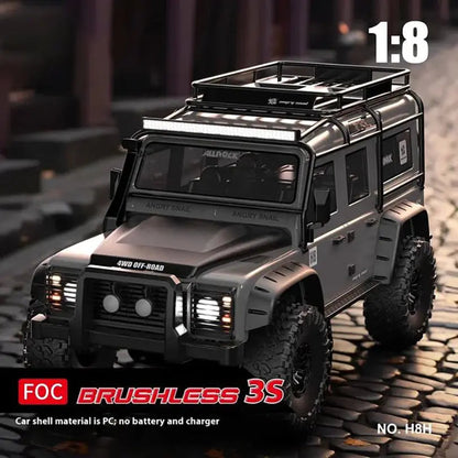 MJX H8H 1/18 Scale 4WD Brushless Simulation High Speed Off-Road RC Car Differential Lock High Low Range RTR