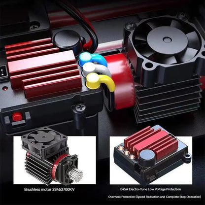 MJX Hyper Go 14301/14302 1/14 Scale 4WD Brushless Drift Rally Buggy Metal Chassis Hydraulic Shock RC Car RTR