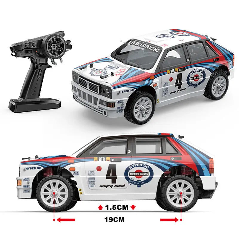 MJX Hyper Go 14301/14302 1/14 Scale 4WD Brushless Drift Rally Buggy Metal Chassis Hydraulic Shock RC Car RTR