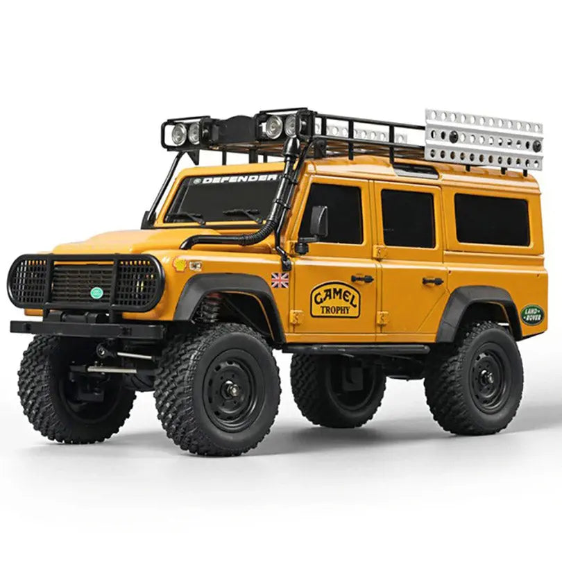 MNRC MN111 1/18 Scale 4WD RC Rock Crawler Off-Road Truck Portal Axle Alloy Shell LED Light Classic Vehicle RTR