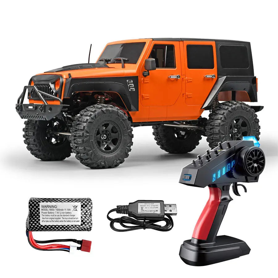 MNRC MN222 1/10 Scale 4WD RC Rock Crawler Off-Road Climbing Truck Full Proportional LED Light RTR