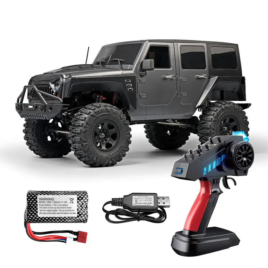 MNRC MN222 1/10 Scale 4WD RC Rock Crawler Off-Road Climbing Truck Full Proportional LED Light RTR