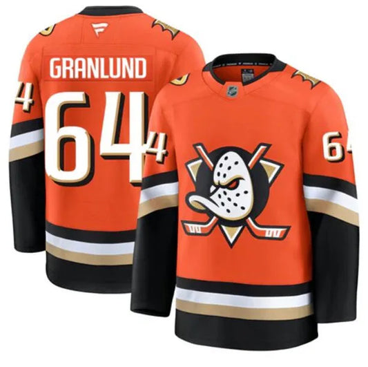 Mikael Granlund Anaheim Ducks 2025 Premium Jersey - Orange