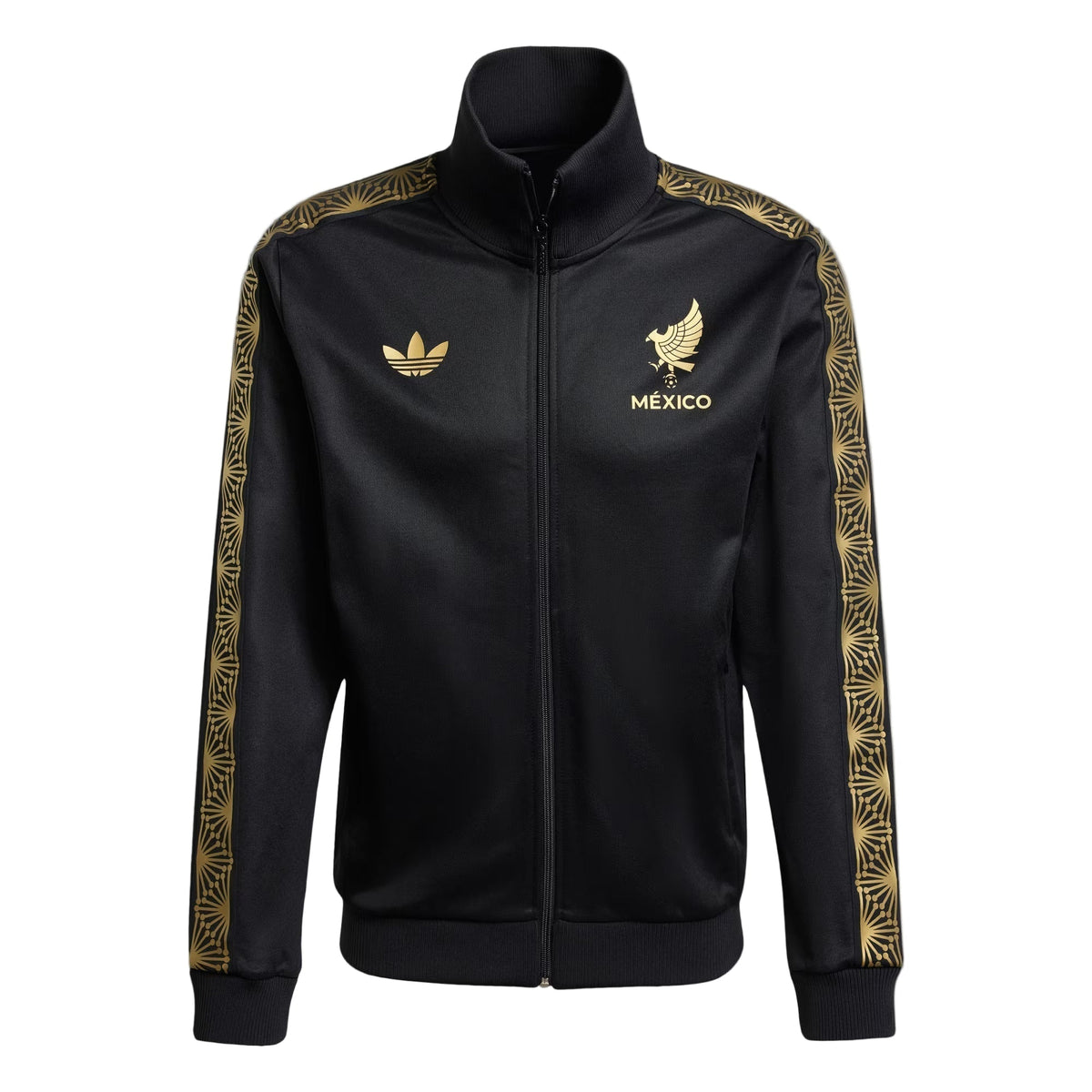 Adidas Mexico FMF Track Top Jacket-Black/Gold