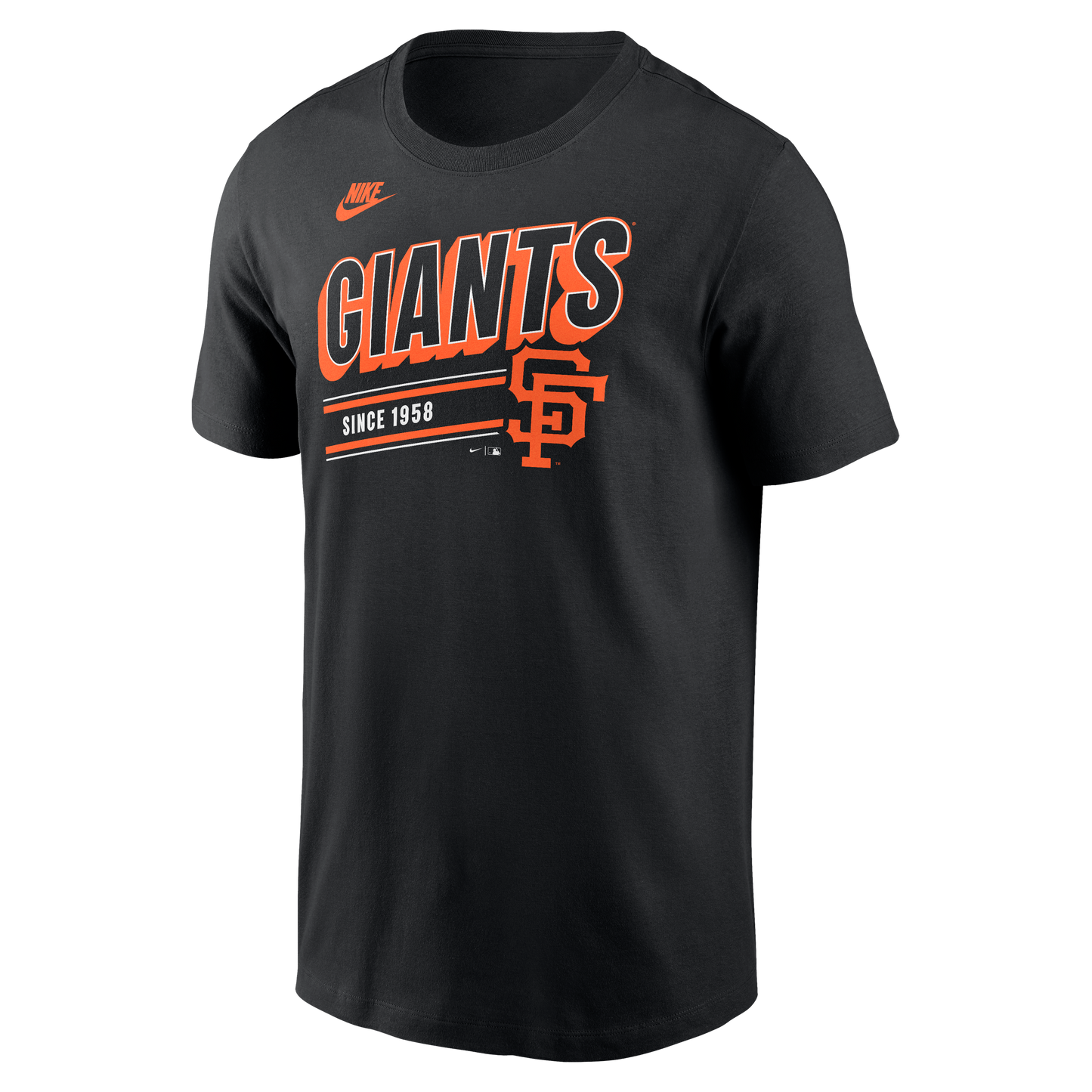 Nike San Francisco Giants Cooperstown Collection Retro T-Shirt-Black