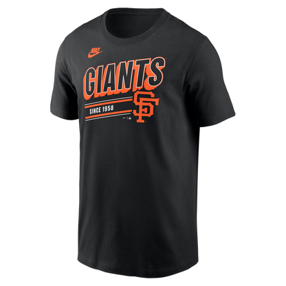 Nike San Francisco Giants Cooperstown Collection Retro T-Shirt-Black