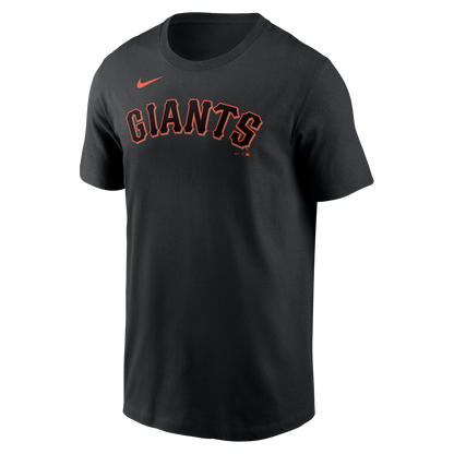 Nike San Francisco Giants Fuse Wordmark T-Shirt-Black