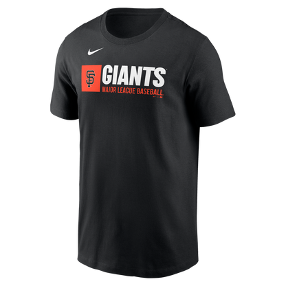 Nike San Francisco Giants Team Block T-Shirt-Black