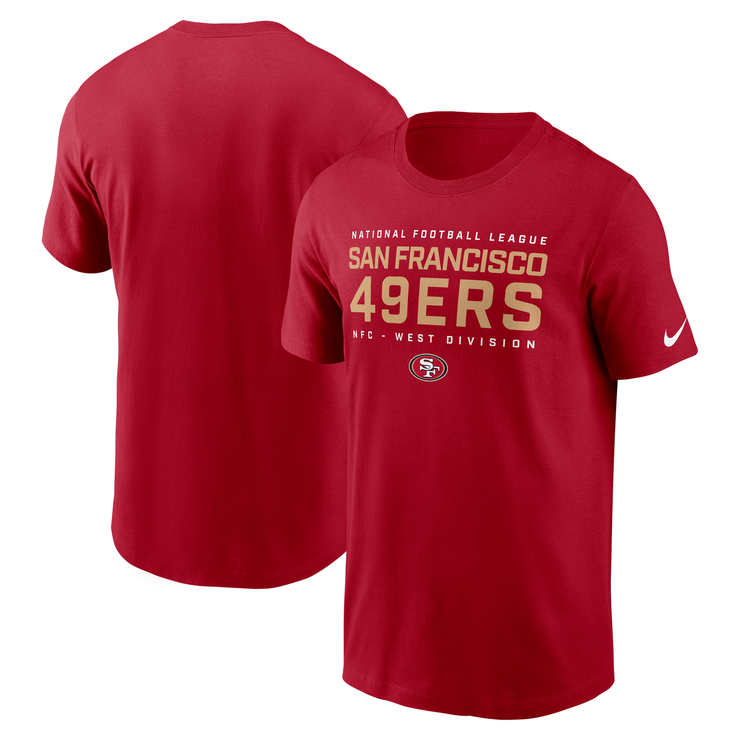 Nike Men's San Francisco 49ers NFC T-Shirt-Red