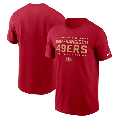 Nike Men's San Francisco 49ers NFC T-Shirt-Red